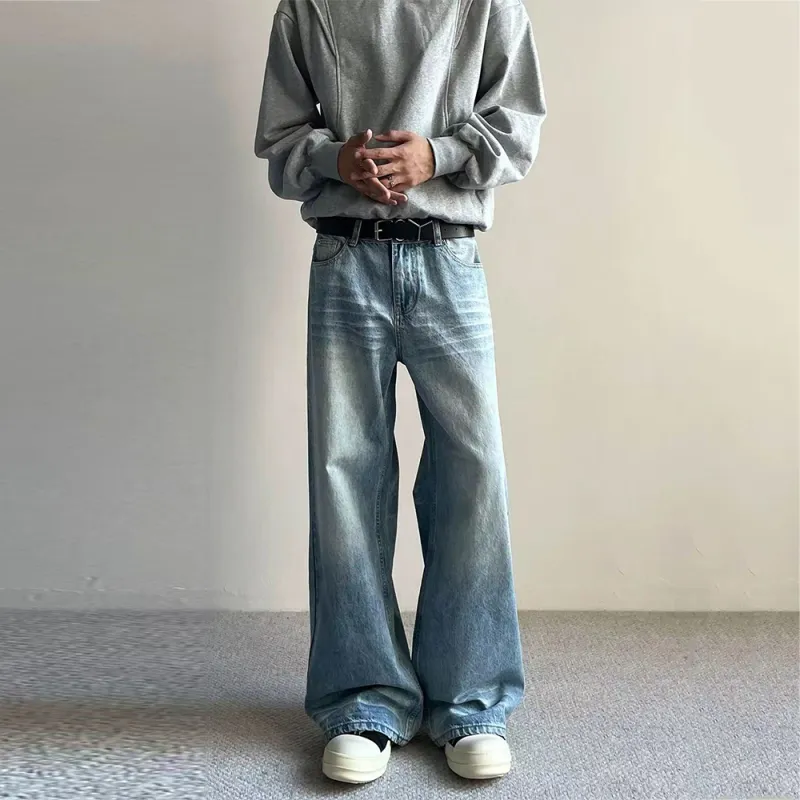 GBXM Jeans Unisex Washed Blue-3