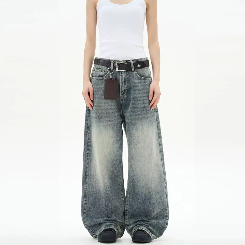 GBXM Jeans Unisex Vintage Blue-2