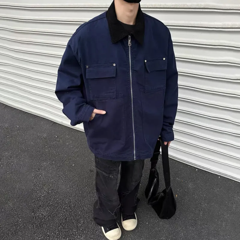 GBXM Denim Jacket Unisex Dark Blue-2