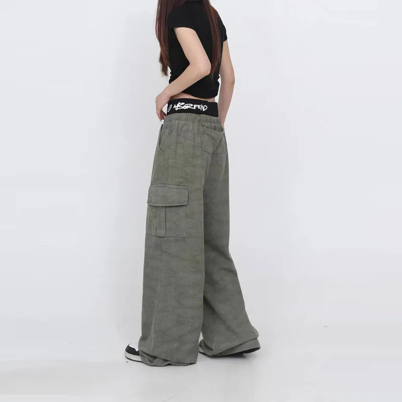 GBXM Casual Pants Unisex Green-5