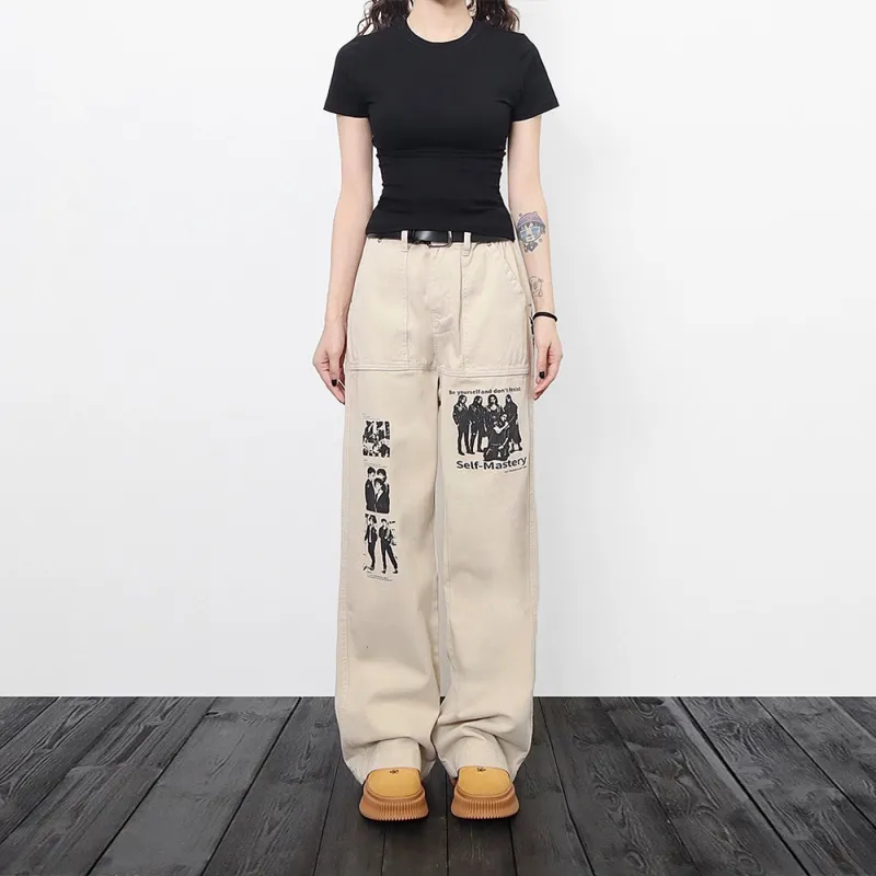 GBXM Jeans Unisex Apricot-3
