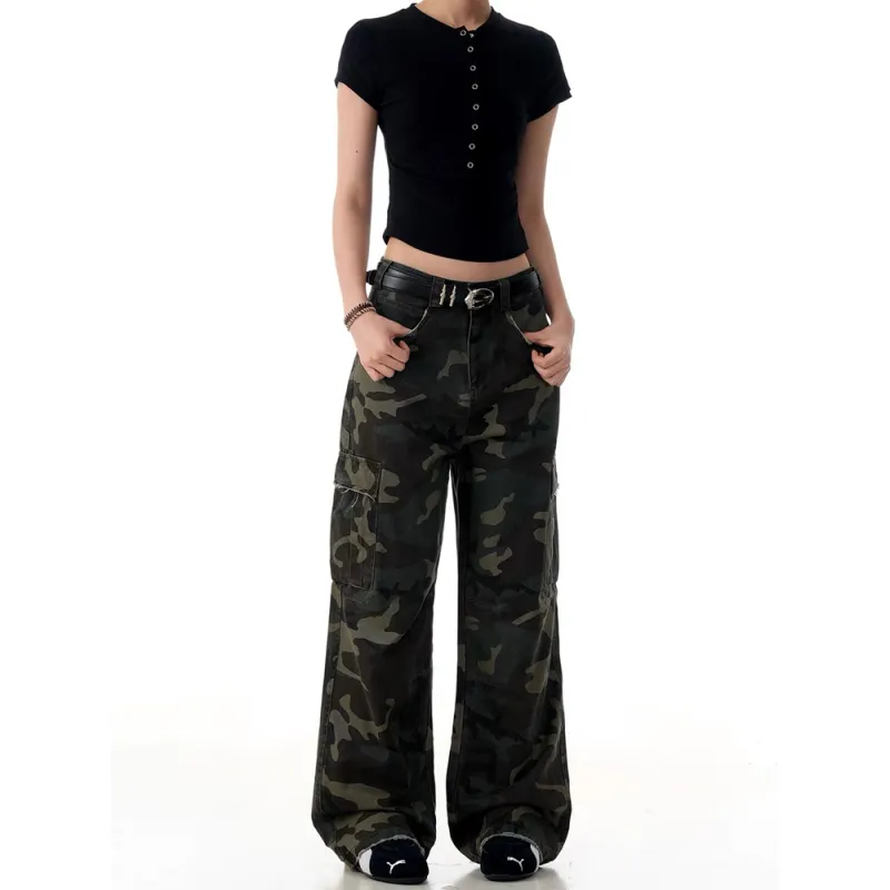 GBXM Cargo Pants Unisex Camouflage-4