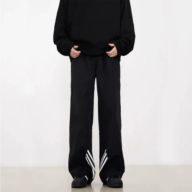 PAINT STAIN Casual Pants Unisex Classic Black-5