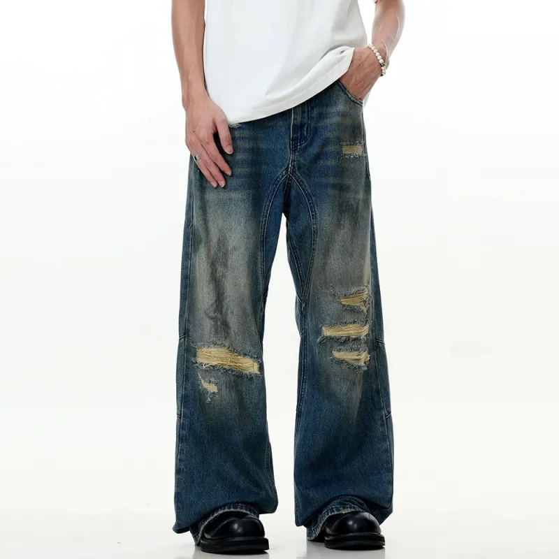 GBXM Jeans Unisex Vintage Blue-4