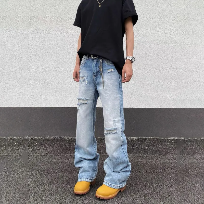 GBXM Jeans Unisex Washed Blue-4