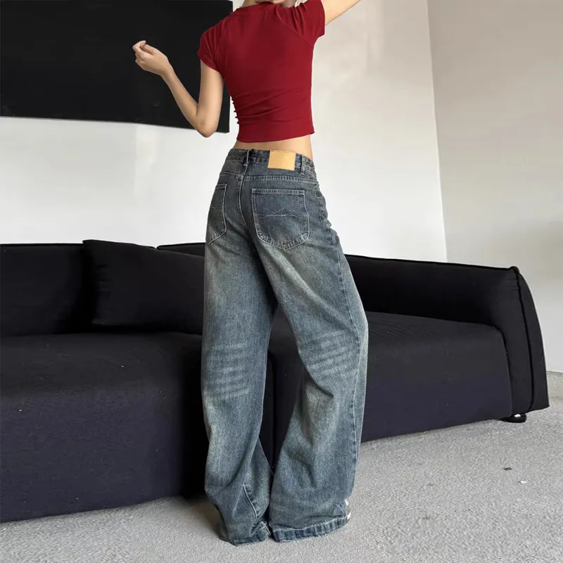 GBXM Jeans Unisex Vintage Blue-5
