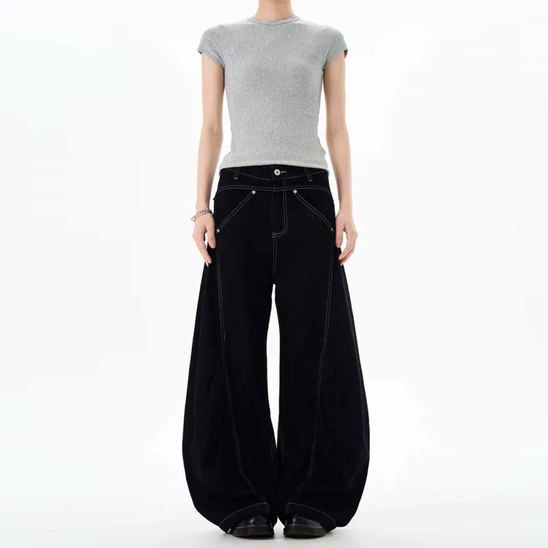 GBXM Jeans Unisex Black-3