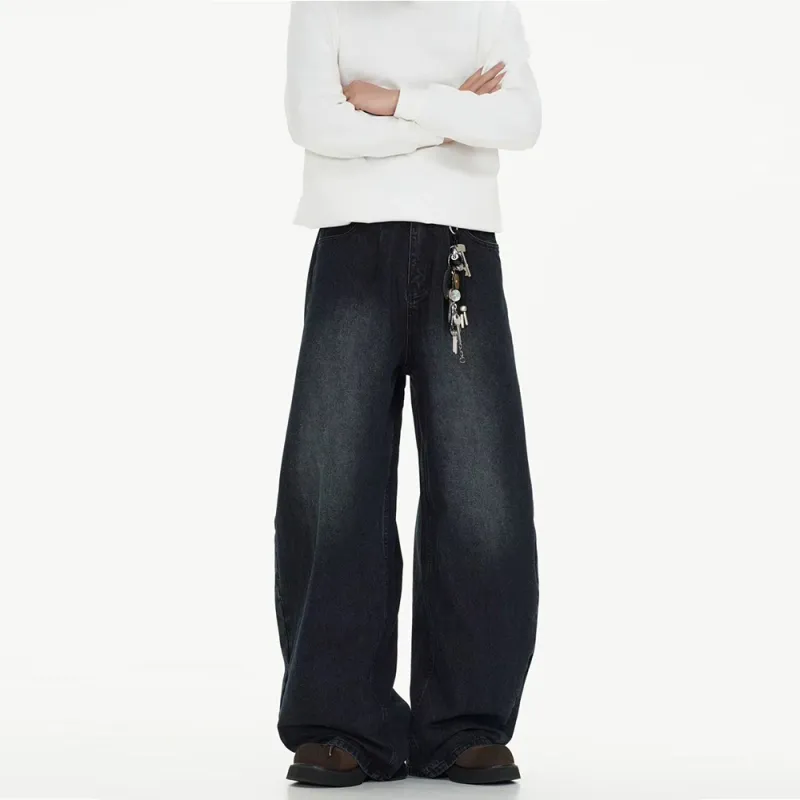 GBXM Jeans Unisex Washed Black-3