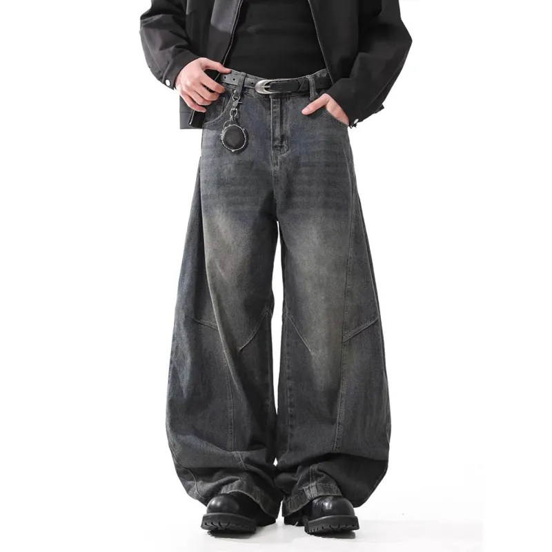 GBXM Jeans Unisex Vintage Blue-3