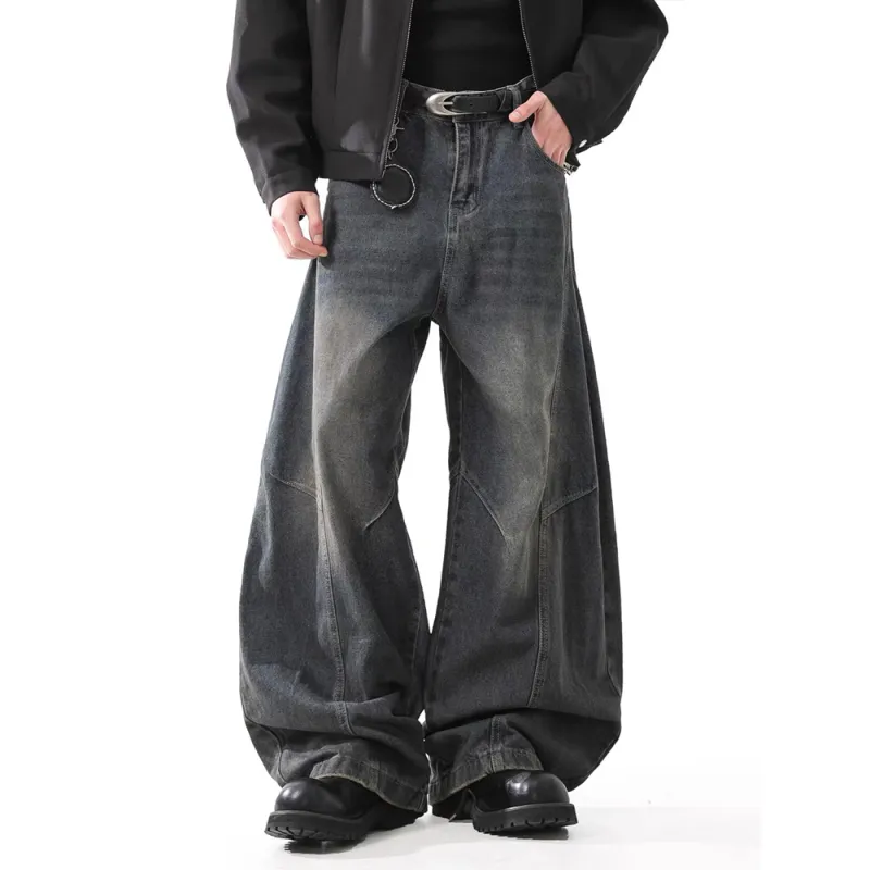 GBXM Jeans Unisex Vintage Blue-5