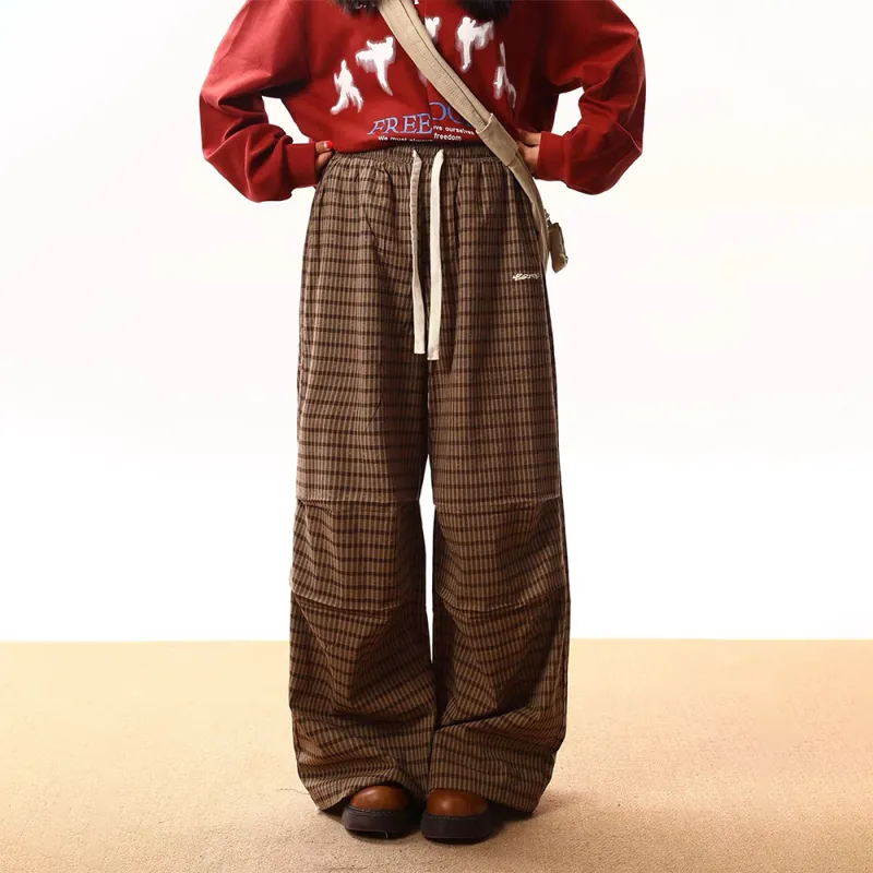 GBXM Casual Pants Unisex Brown-3