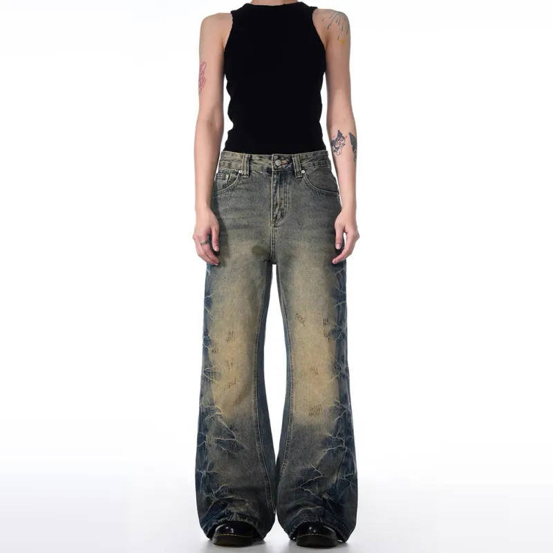 GBXM Jeans Unisex Vintage Blue-4