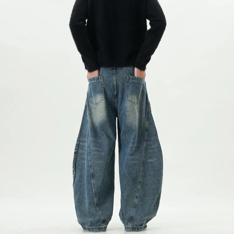 PANDA ADEVIL Jeans Unisex Blue-5