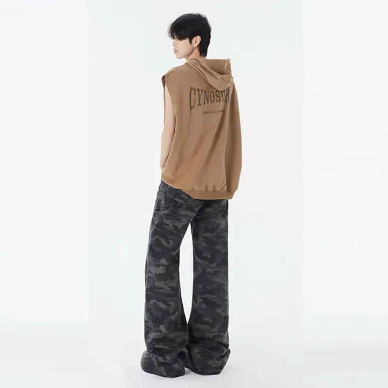 TESTUNG Trendy Casual Pants Unisex Camouflage Element-4