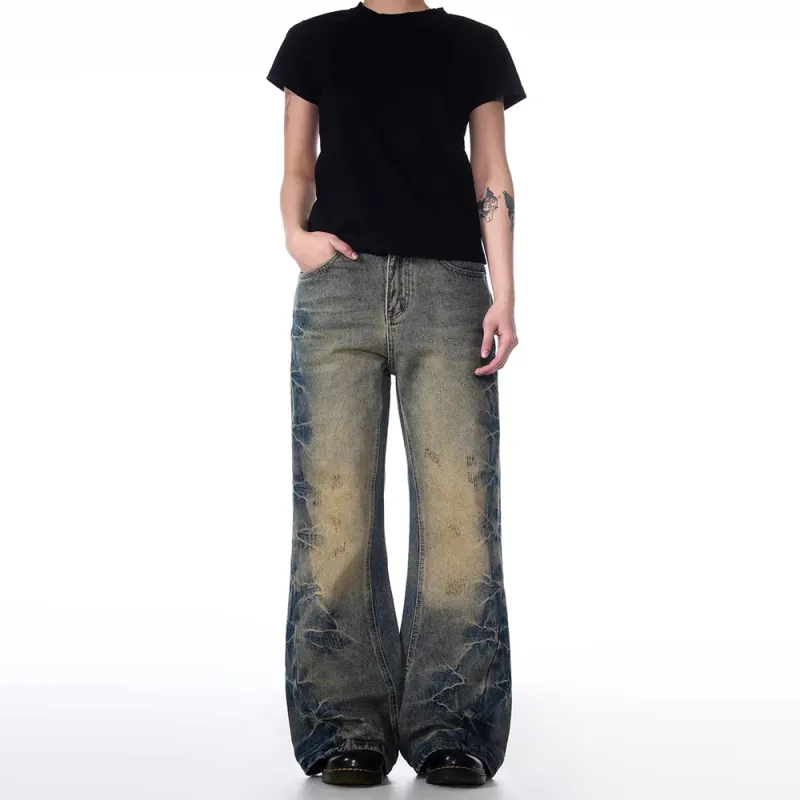 GBXM Jeans Unisex Vintage Blue-3