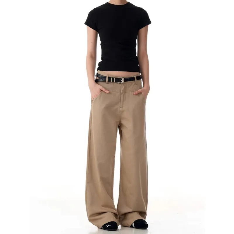 GBXM Casual Pants Unisex Khaki-4