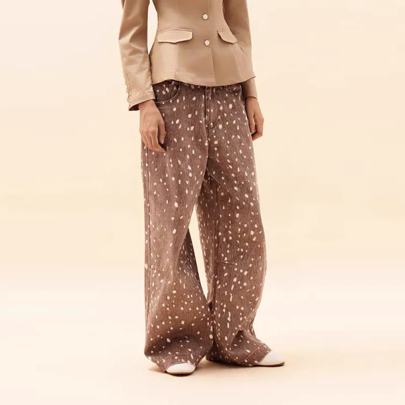 GBXM Jeans Unisex Brown-4