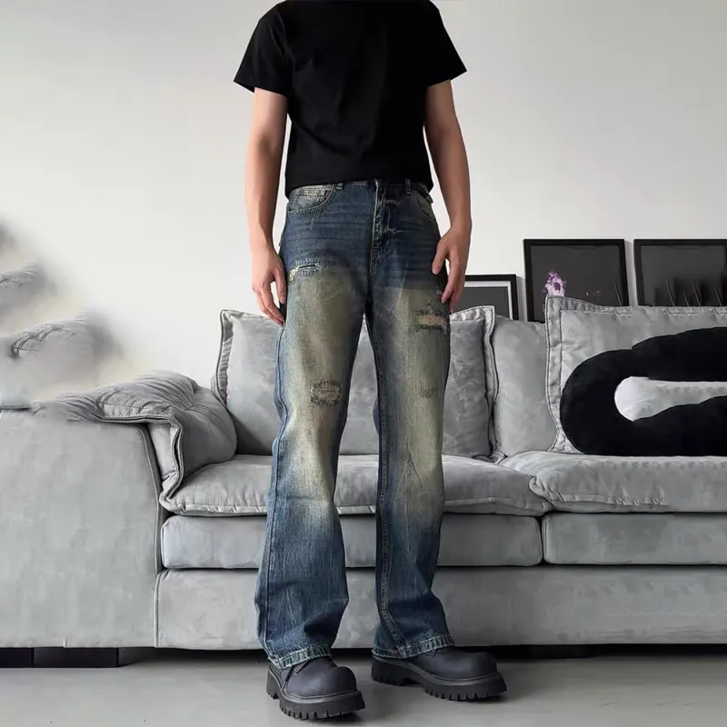 GBXM Jeans Unisex Vintage Blue-5