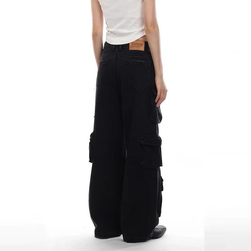 GBXM Jeans Unisex Black-3