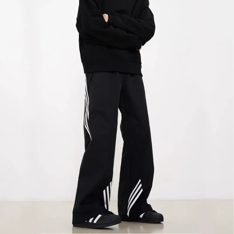 PAINT STAIN Casual Pants Unisex Classic Black-4