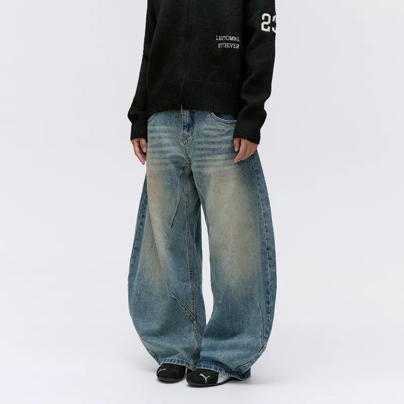 GBXM Jeans Unisex Vintage Blue-3