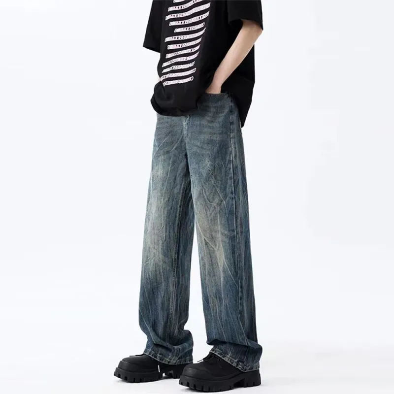 GBXM Jeans Unisex Vintage Blue-3
