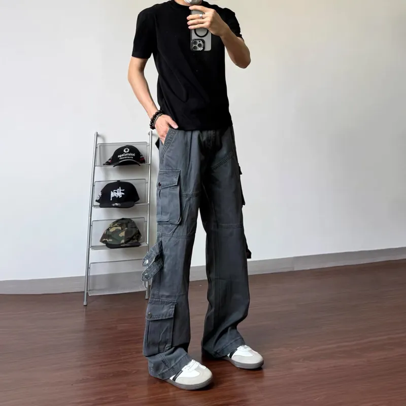 GBXM Cargo Pants Unisex Dark Gray-7