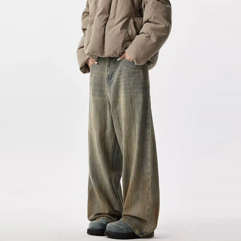 GBXM Jeans Unisex Yellow Mud-3