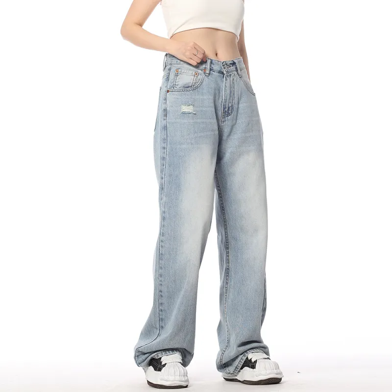 GBXM Jeans Unisex Washed Blue-5