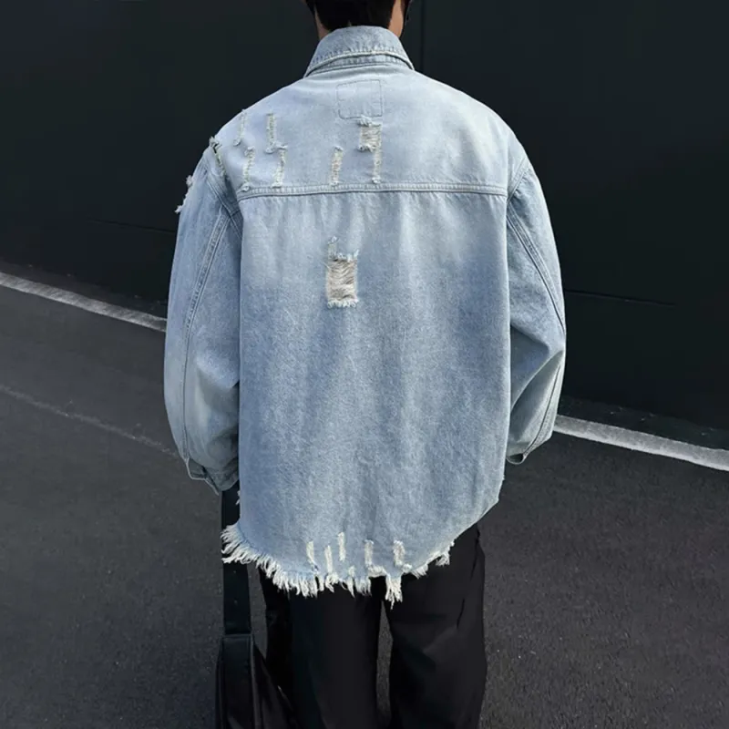 GBXM Denim Jacket Unisex Light Blue-2