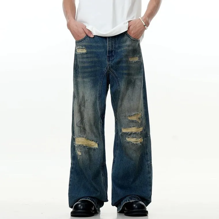 GBXM Jeans Unisex Vintage Blue-3