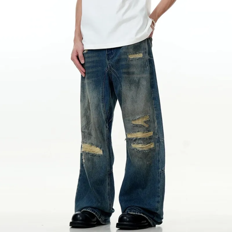 GBXM Jeans Unisex Vintage Blue-5