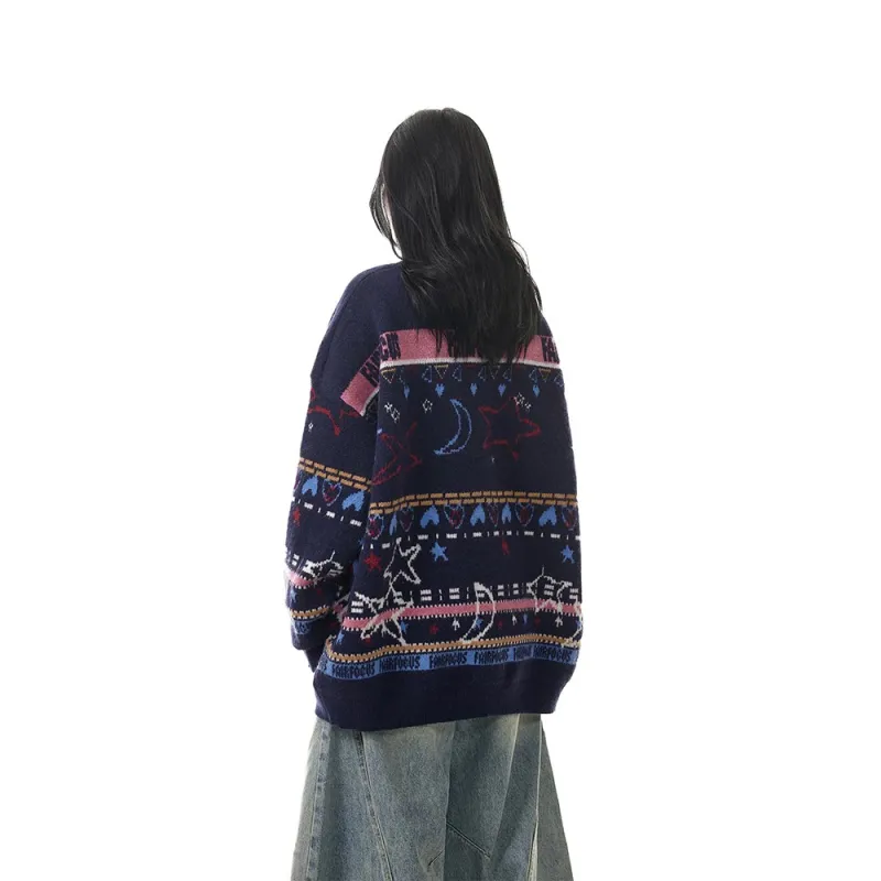 GBXM Sweaters Unisex Navy Blue-2