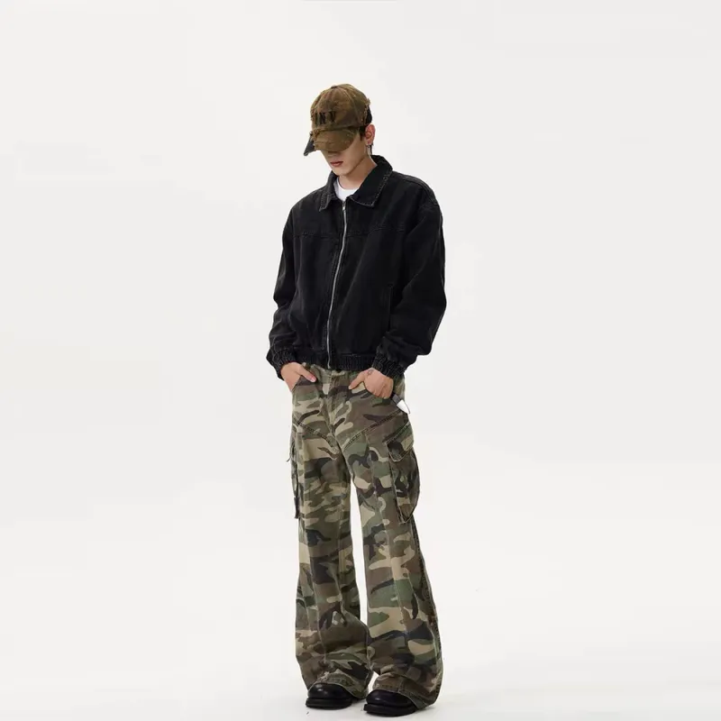 GBXM Casual Pants Unisex Camouflage-5