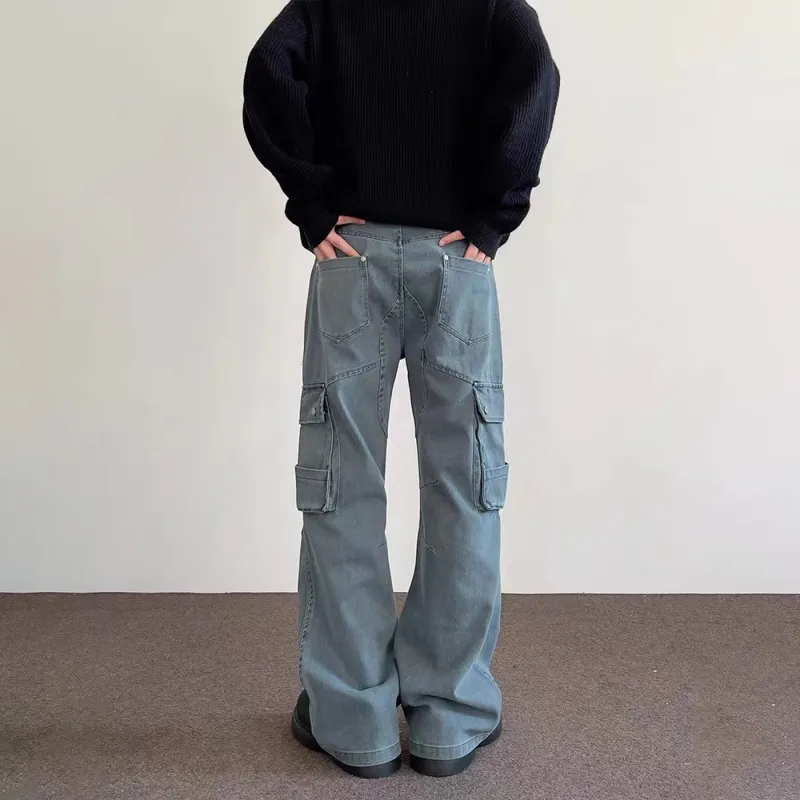 GBXM Cargo Pants Unisex Concrete Gray-6