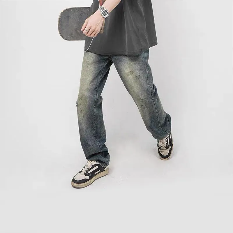GBXM Jeans Unisex Vintage Blue-5