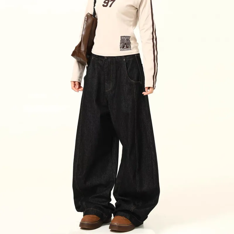 PAINT STAIN Jeans Unisex Black-3
