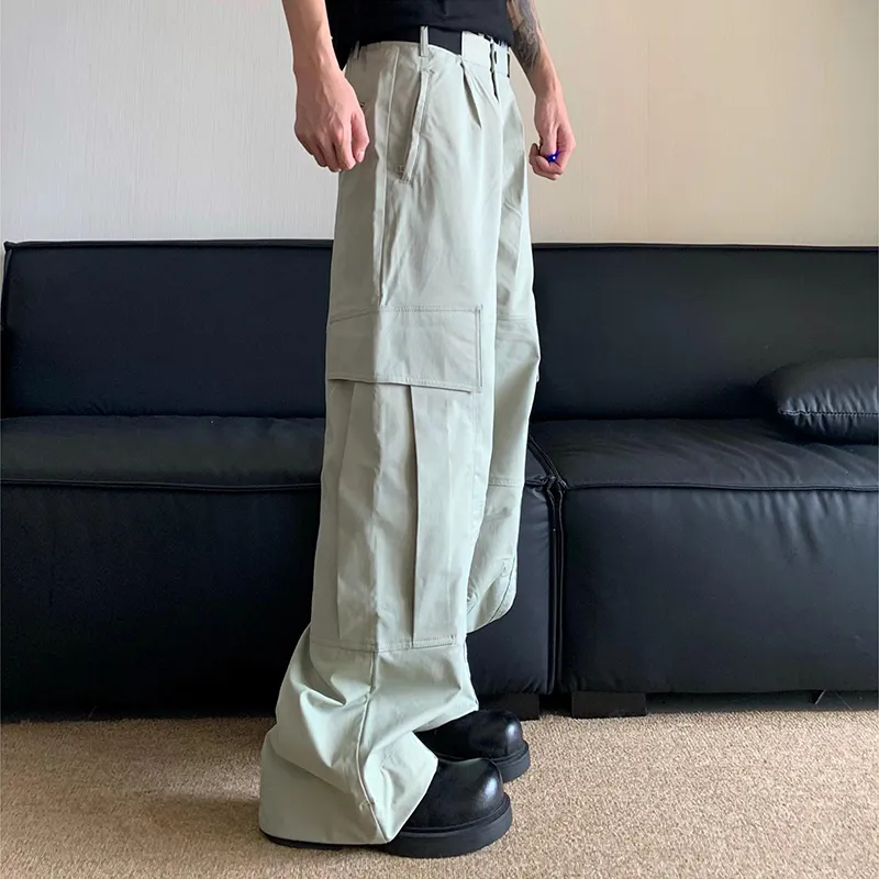 GBXM Casual Pants Unisex Pea Green-5