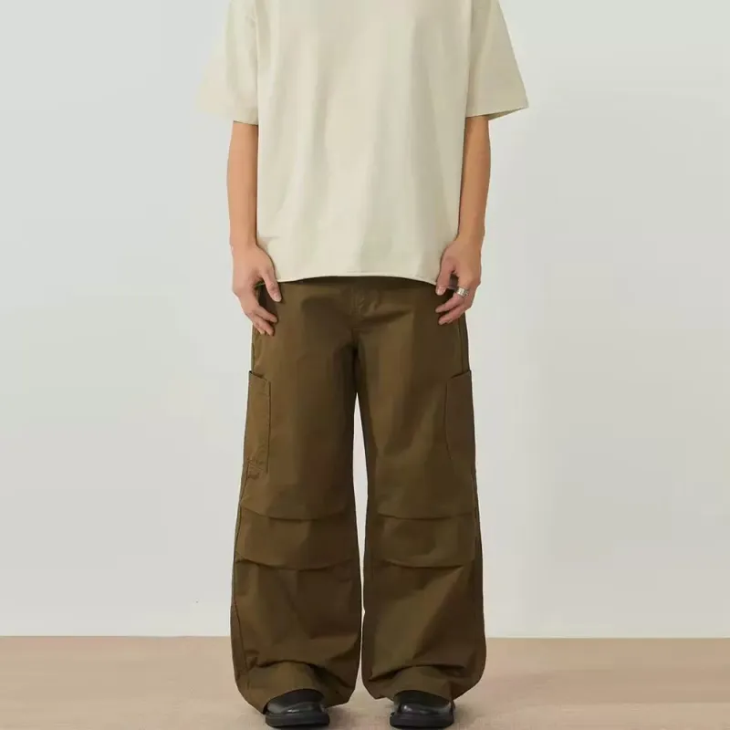 GBXM Cargo Pants Unisex Brown-2