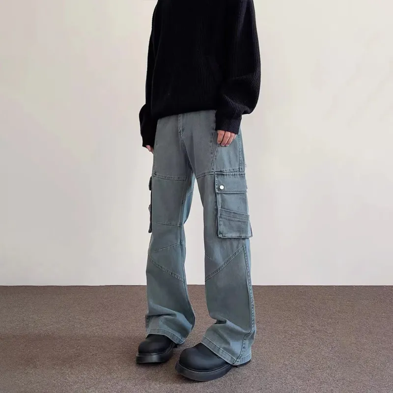 GBXM Cargo Pants Unisex Concrete Gray-5