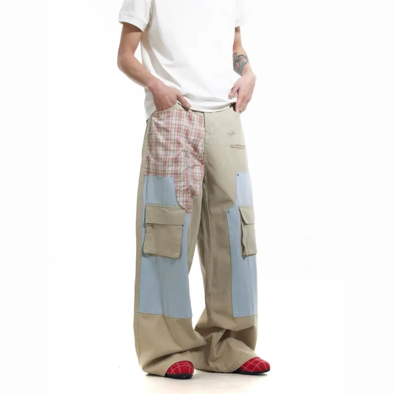 GBXM Casual Pants Unisex Khaki-4
