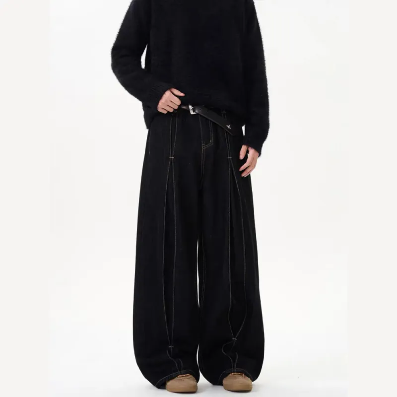 GBXM Jeans Unisex Black-4