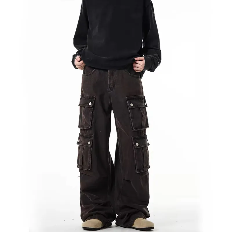 WELTER EXPERIMENT Jeans Unisex Black Brown-5