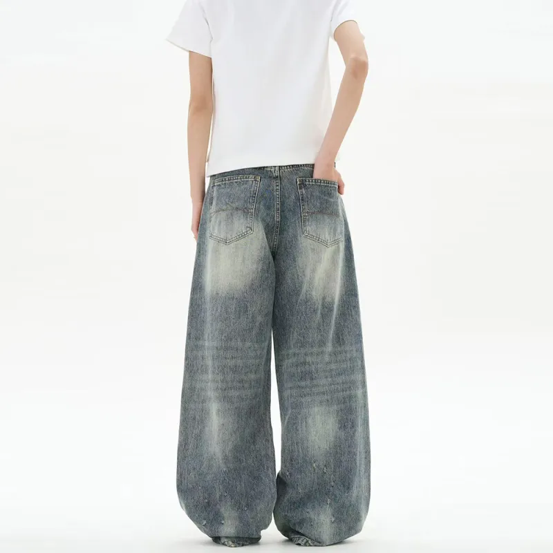 GBXM Jeans Unisex Vintage Blue-4