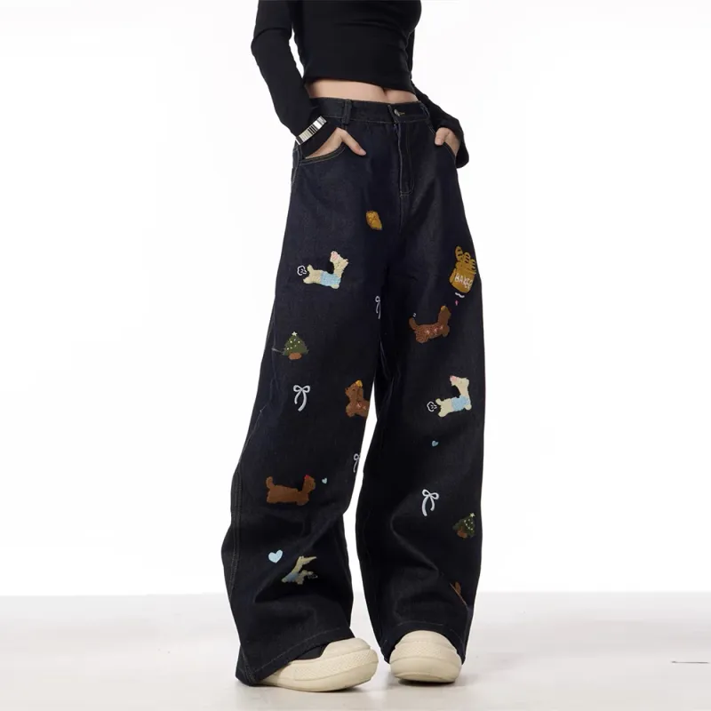 GBXM Jeans Unisex Black-3