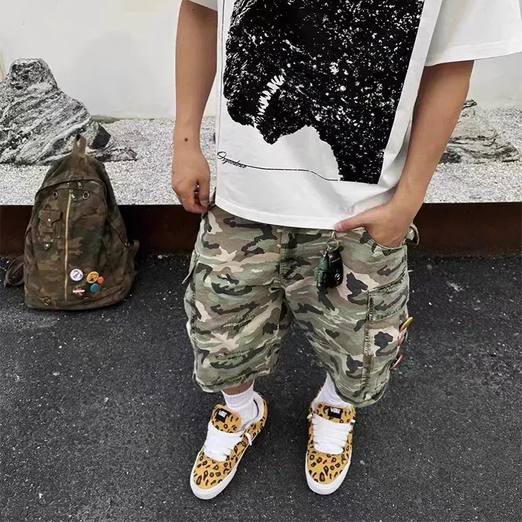 GBXM Cargo Shorts Unisex Camouflage-3