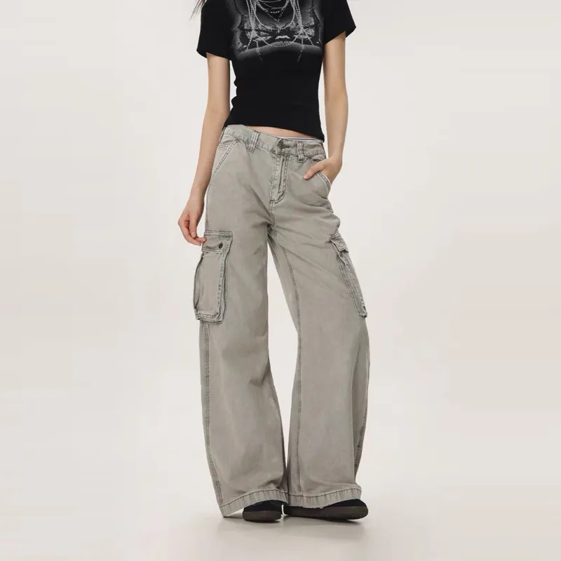 GBXM Cargo Pants Unisex Gray-6