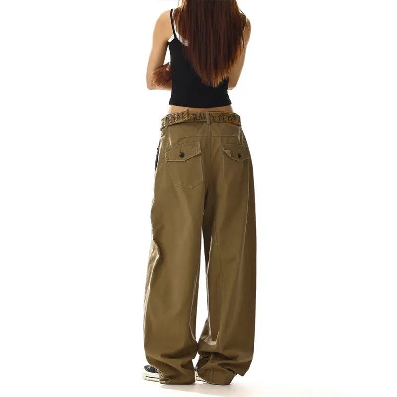 GBXM Casual Pants Unisex Brown-6