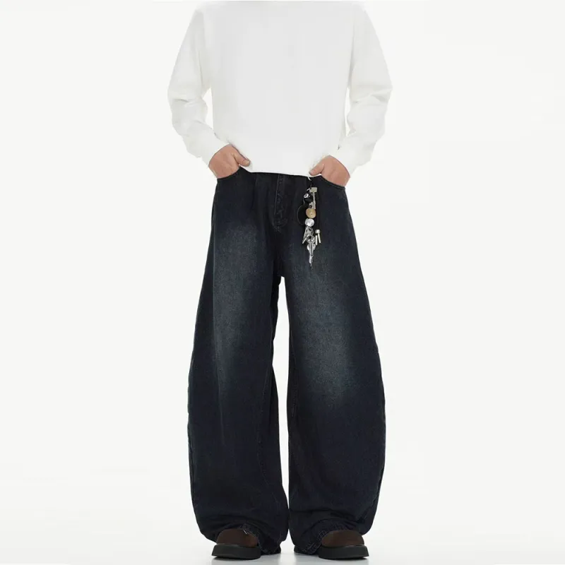 GBXM Jeans Unisex Washed Black-5