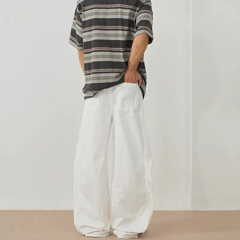 GBXM Casual Pants Unisex White-4